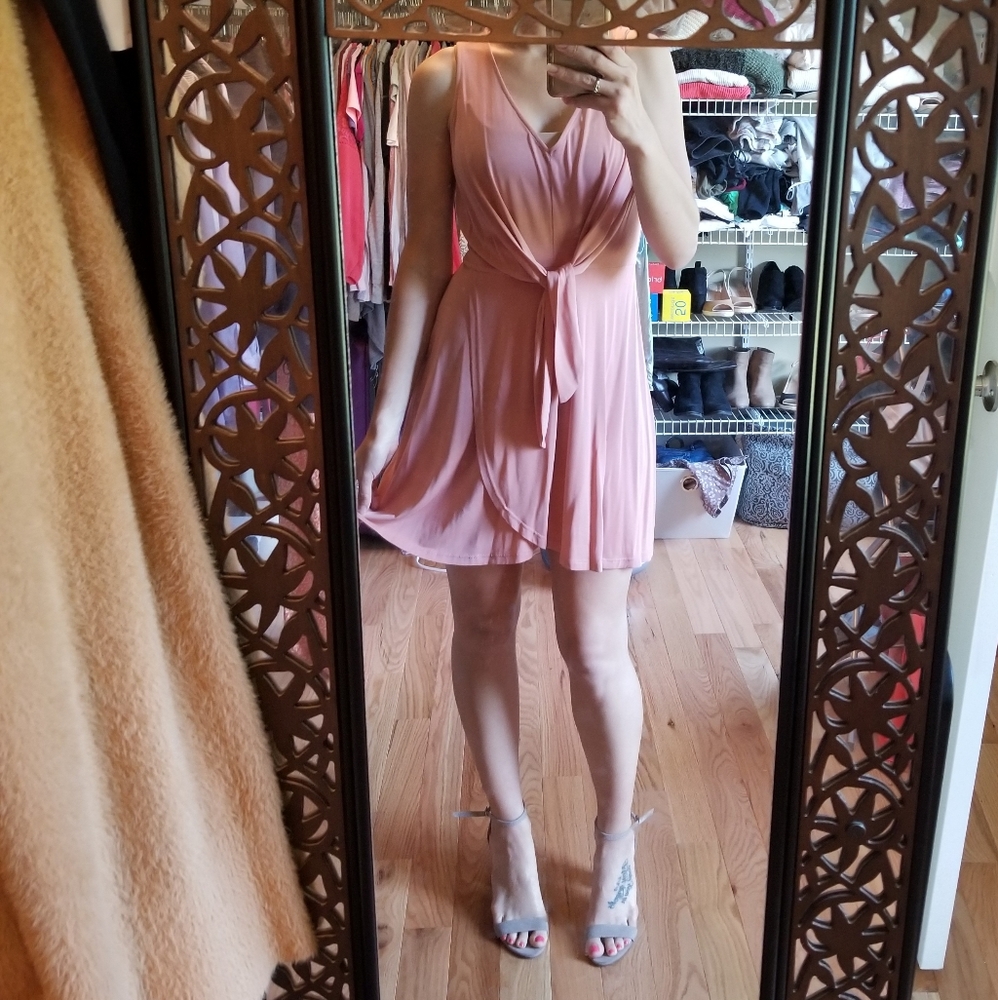 Lush boutique tie front dress